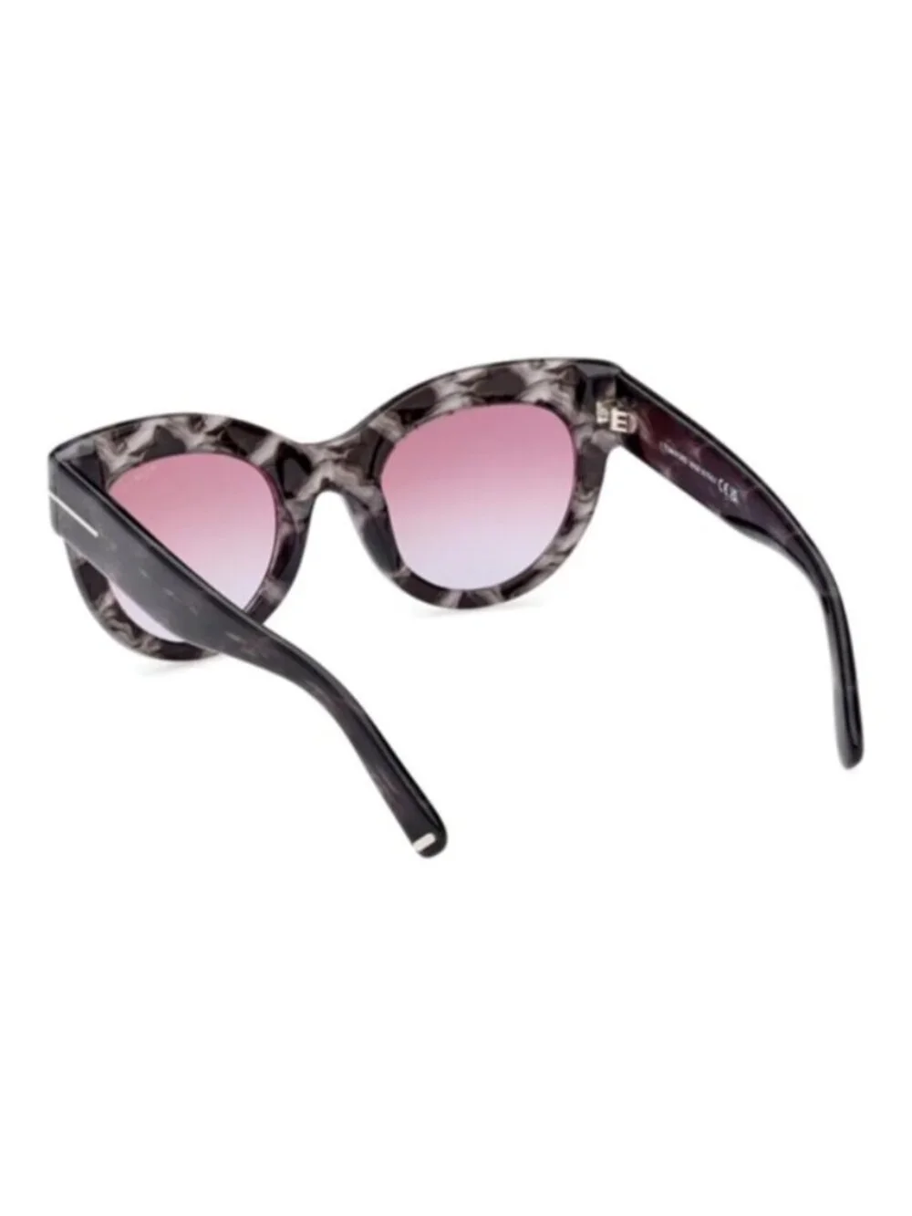 TOM FORD Lucilla Black Havana Cat Eye Sunglasses TF1063 NWT